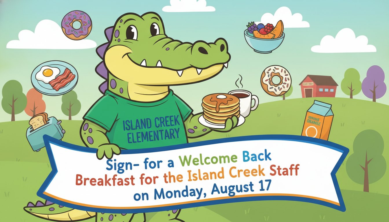 🥞 Welcome Back Breakfast for Island Creek Staff!