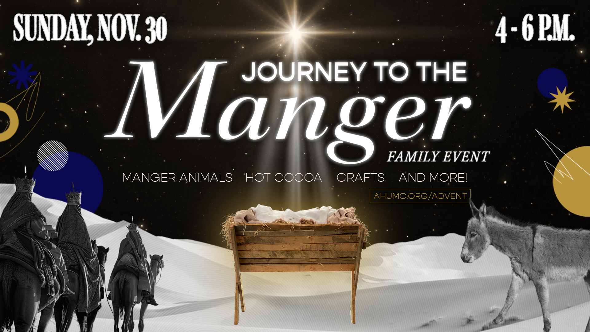 Volunteer Sign Up for Journey to the Manger