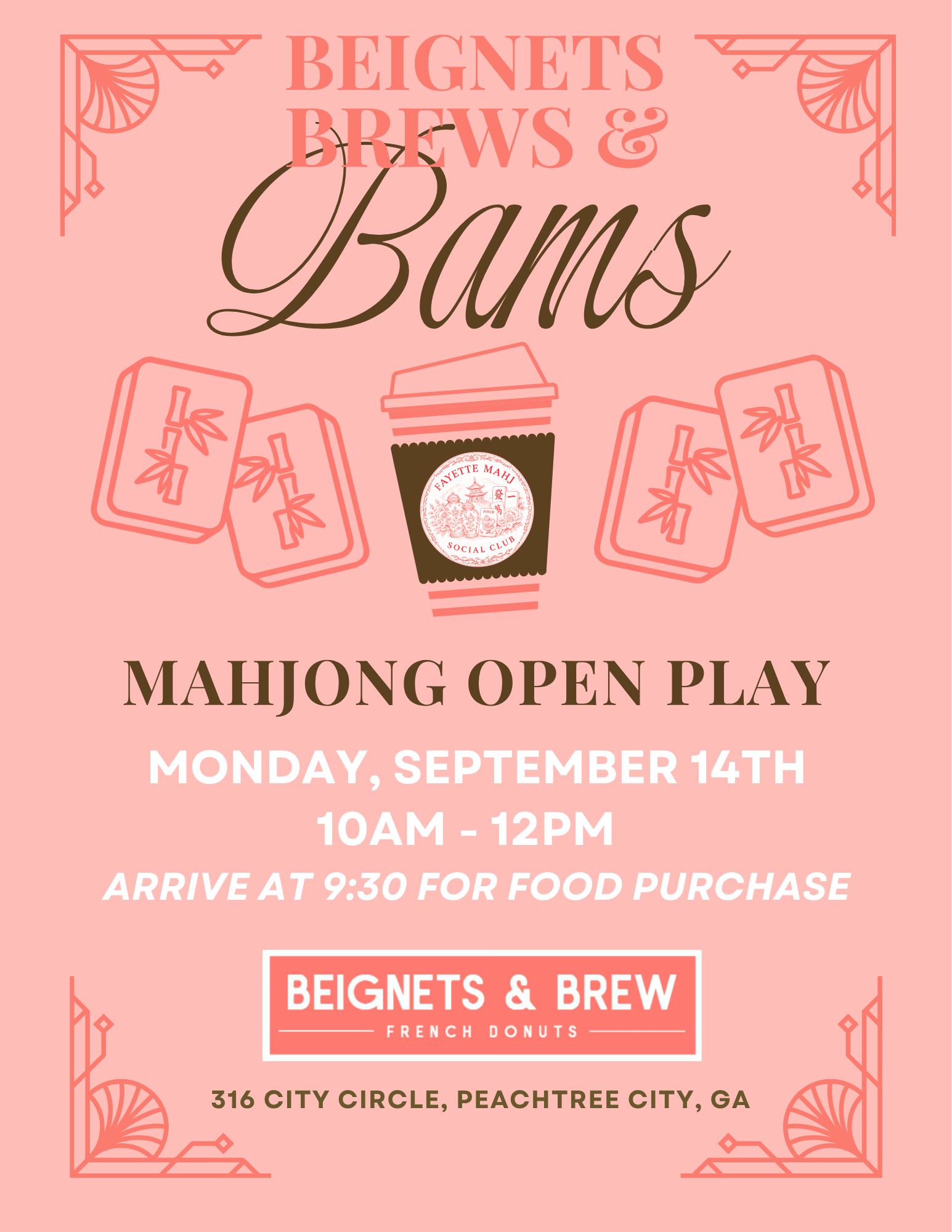 Beignets, Brews & Bams