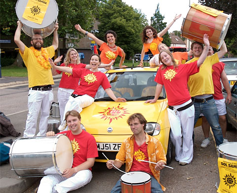 Drumming workshop volunteer sign-up