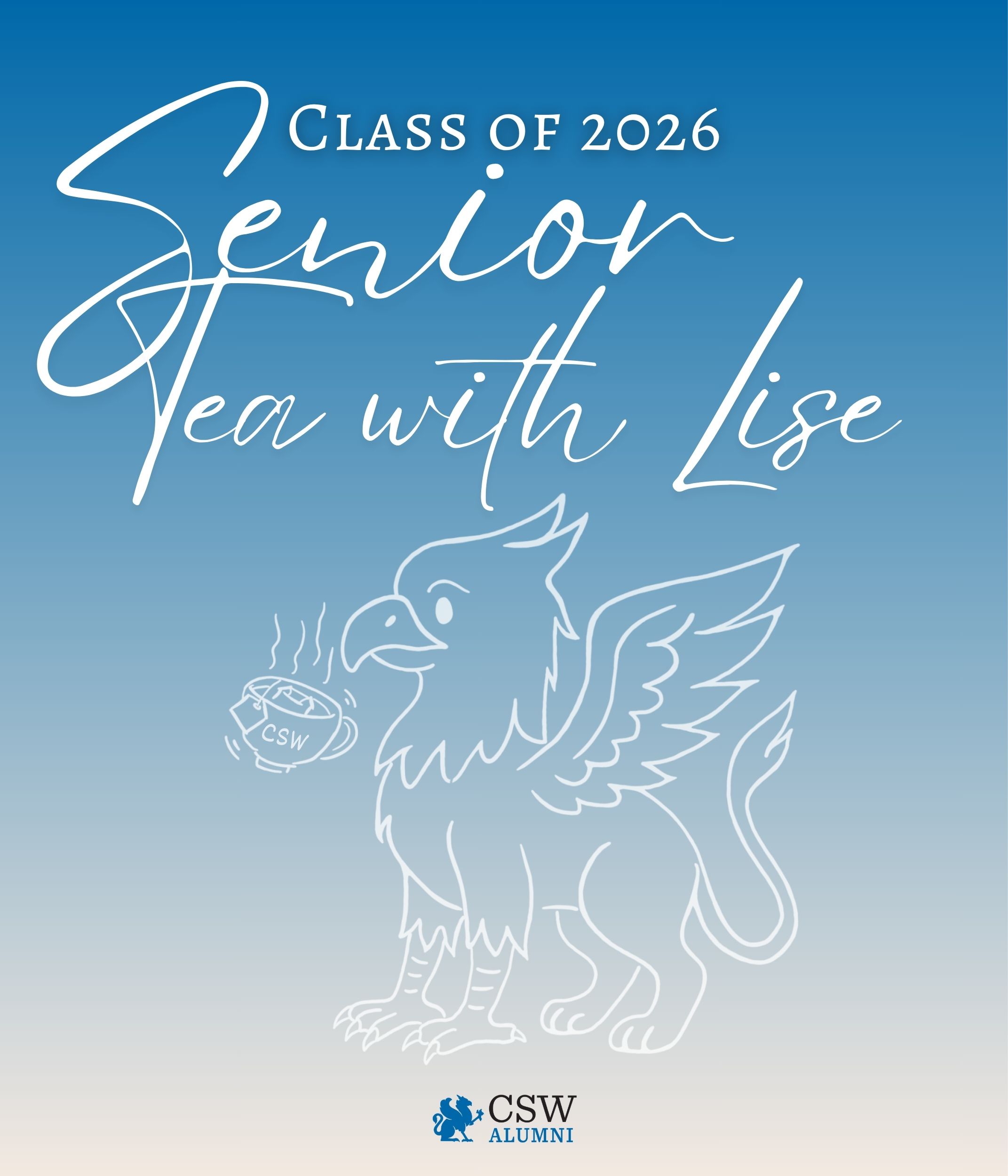 Class of 2026 Senior Tea with Lise