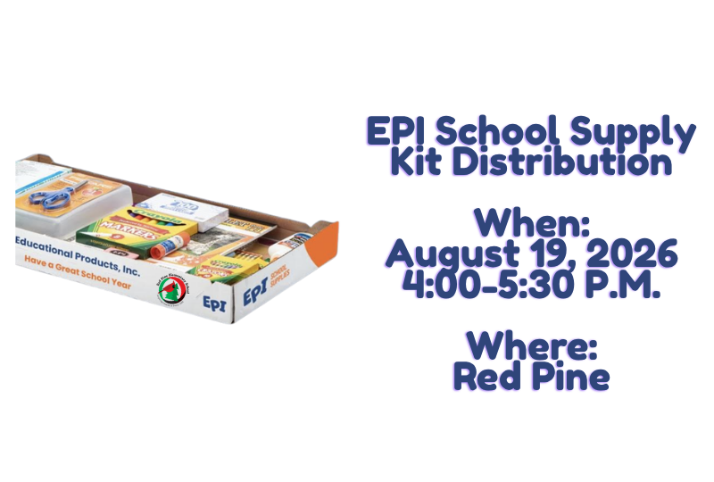 8/19/2026 EPI School Supply Kit Distribution