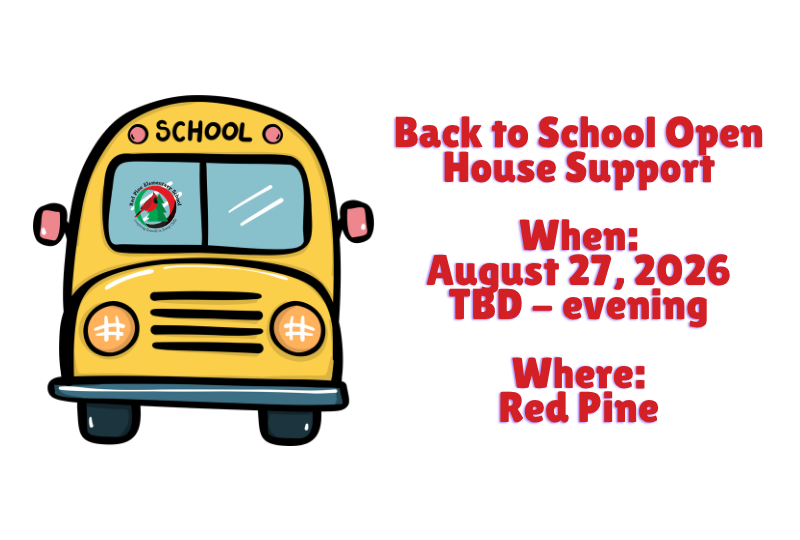 Planning begins 8/3/2026 - Back to School Open House Support
