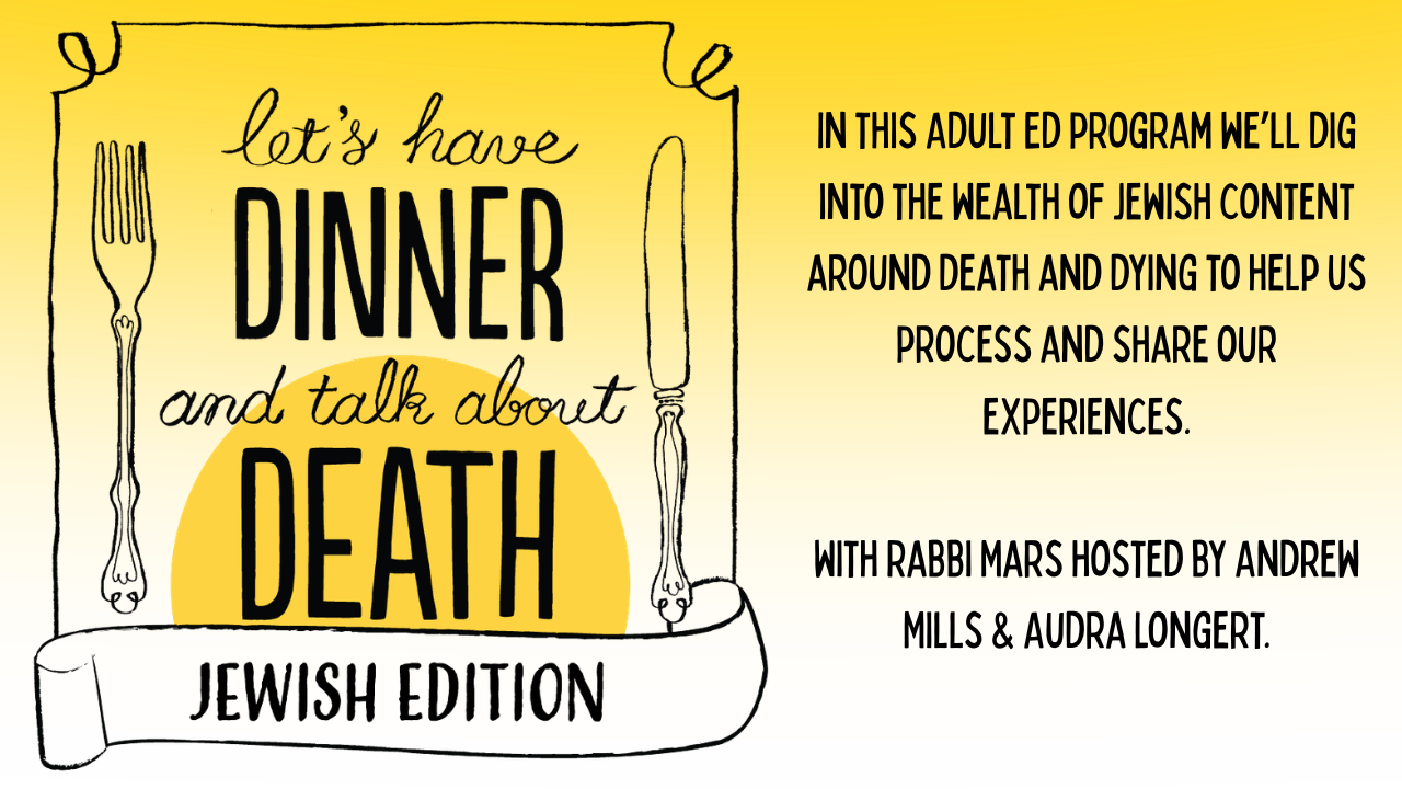 Death Over Dinner--March 12 at 6:30 PM
